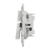 Interrupteur va-et-vient à assembler Odace, SCHNEIDER ELECTRIC, blanc