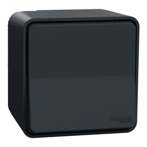 Interrupteur va-et-vient saillie Mureva Styl, SCHNEIDER ELECTRIC, anthracite