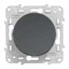 Interrupteur va-et-vient à assembler Odace, SCHNEIDER ELECTRIC, gris anthracite
