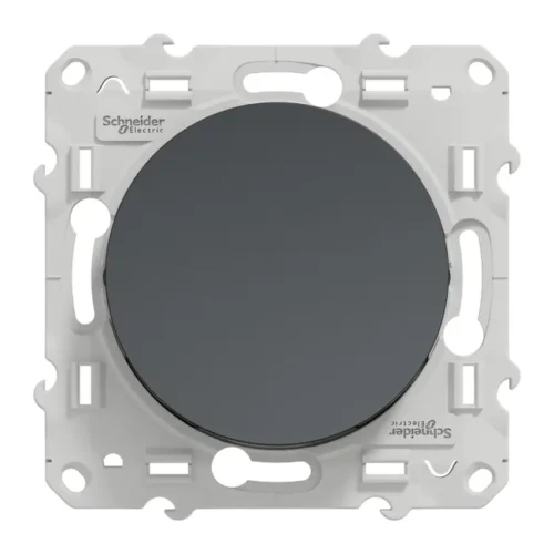 Interrupteur va-et-vient à assembler Odace, SCHNEIDER ELECTRIC, gris anthracite